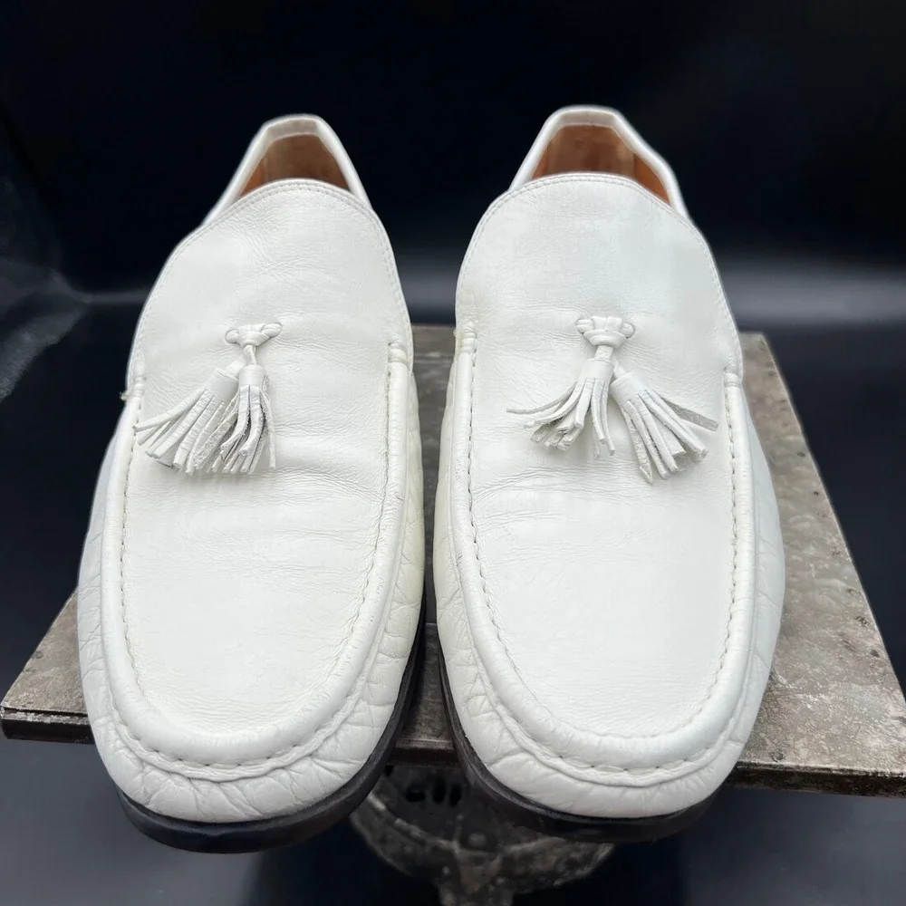 Bally of Switzerland Loafers Mens Size 10.5 M Vintage Moc Toe Shoes